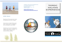 nordic walking brochure
