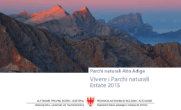 Vivere i Parchi naturali Estate 2015