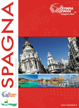 catalogo spagna - Olympia Viaggi TO