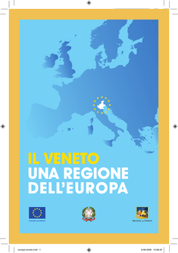 IL VENETO UNA REGIONE DELL`EUROPA