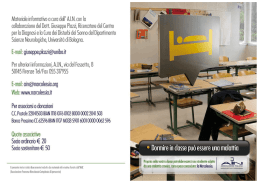 NARCOLESSIA: Scarica la brochure per avere pi&ugrave;