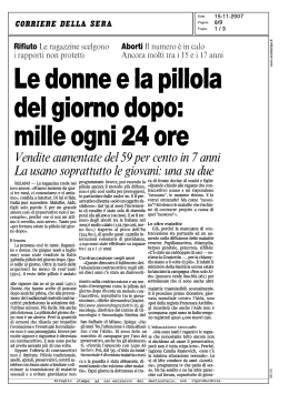 corriere della sera - medicinaepersona.org