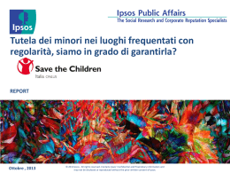 Diapositiva 1 - Save the Children Italia Onlus