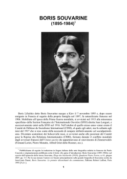 Paolo Casciola, Boris Souvarine