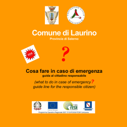 Opuscolo - Comune di Laurino
