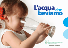 L`acqua che beviamo - Comune di Fiorano Modenese