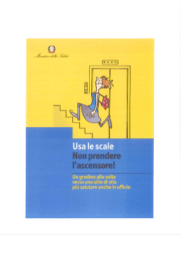 Opuscolo Ministero della Salute.