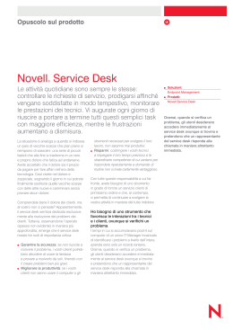 Novell® Service Desk