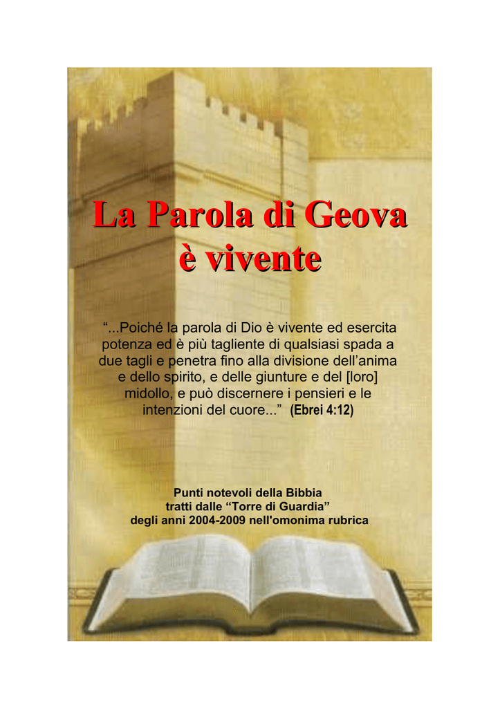 La Parola Di Geova E Vivente