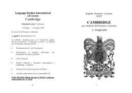 Cambridge 2009 opuscolo.pub - Liceo Linguistico "A.MANZONI"