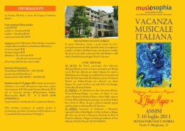opuscolo Vacanza Musicale 2011 - est-int
