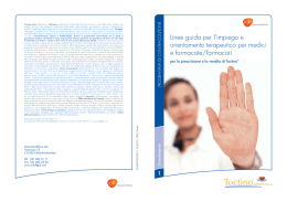 IT_Toctino_Linee guida per limpiego e orientamento terapeutico