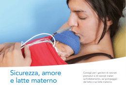 Sicurezza, amore e latte materno