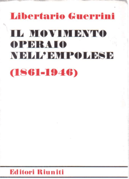 Il movimento operaio nell`empolese