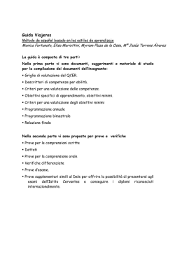 Struttura e contenuti