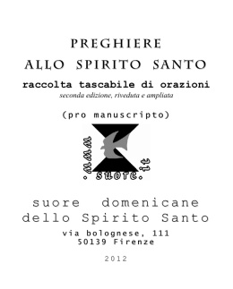 Scarica il libro di preghiere allo Spirito Santo