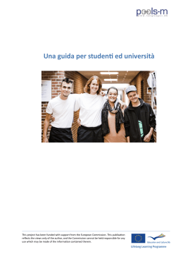 Una guida per studenti ed universit&agrave;
