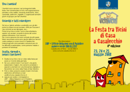 La Festa tra Vicini di Casa a Casalecchio
