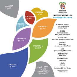La Provincia di Cagliari Archeologia Arte Cultura