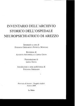 Ospedale neuropsichiatrico provinciale di Arezzo
