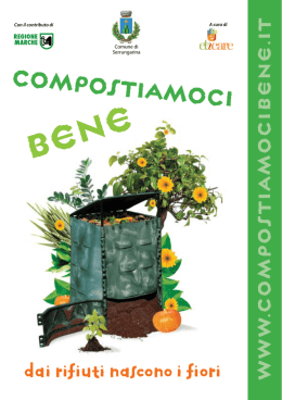 Scarica l`opuscolo - Compostiamoci Bene
