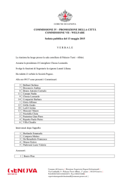 verbale di commissione