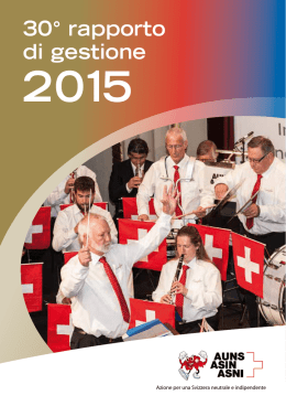 Rapporto di gestione 2015