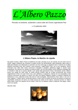 L`Albero Pazzo - Legambiente Pisa