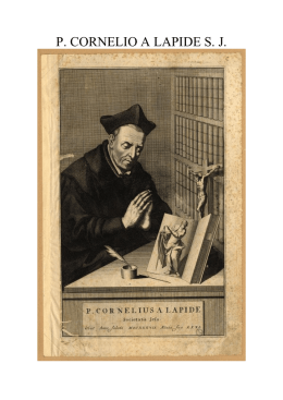 p. cornelio a lapide sj
