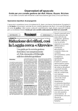 Osservazioni all`opuscolo