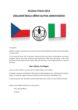 il POF in versione italiana - Ufficio Scolastico Regionale per l`Abruzzo