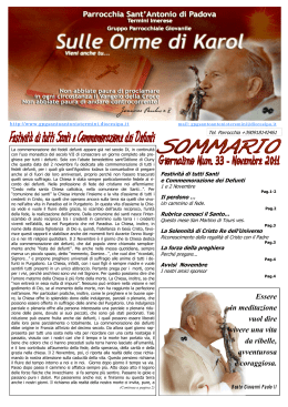 giornalino parrocchia n 33 novembre 2011