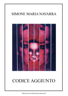 Codice Aggiunto - Simone M. Navarra