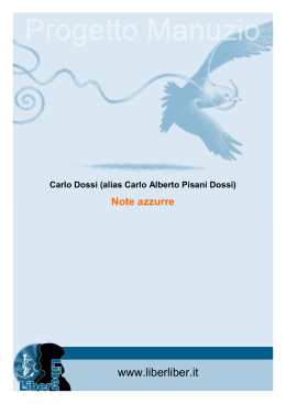 Note azzurre - classicistranieri.com