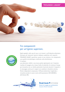 Tre componenti per un`igiene superiore.