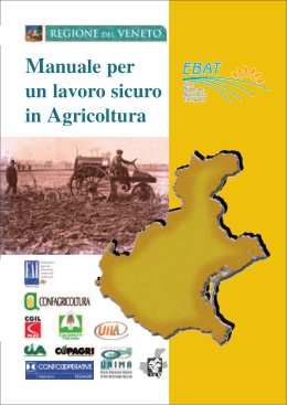 Manuale per un lavoro sicuro in Agricoltura