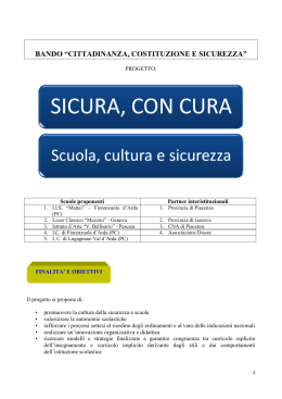 Sicura, con cura - Liceo Classico e Linguistico Statale Giuseppe