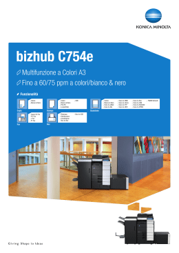 Brochure bizhub C754e