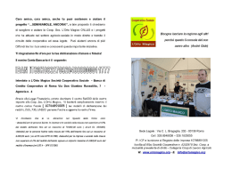 Caro amico, cara amica, anche tu puoi sostenere e aiutare il