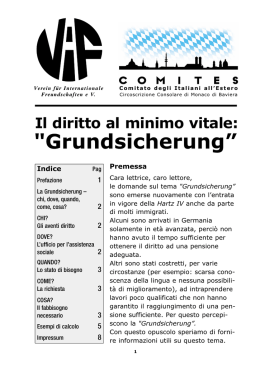 Grundsicherung - Comites di Monaco di Baviera