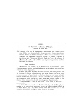 P. Taﬁare!!! a Massimo D`Azegh`o. - La Scuola per i 150 anni dell