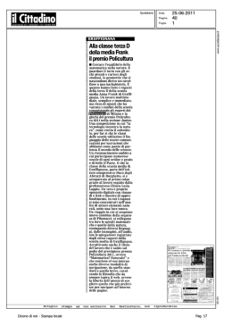 il Cittadino - Polo Regionale di Como