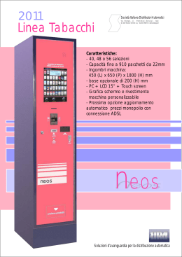 Opuscolo commerciale Neos