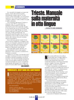 Trieste. Manuale sulla maternità in otto lingue