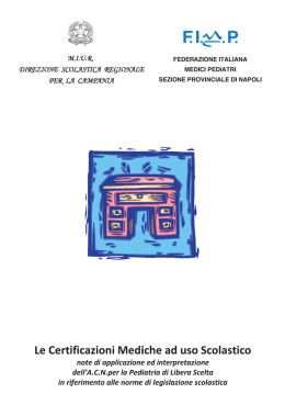 Le certificazioni Mediche ad uso Scolastico