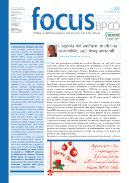 FocusBPCO n 2/3 2012 - Associazione Italiana Pazienti BPCO