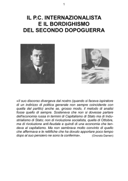il pc internazionalista e il bordighismo del secondo dopoguerra