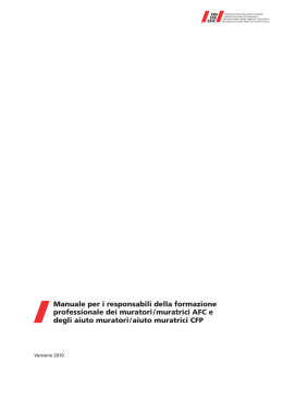 Manuale formatori