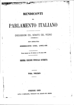 Indice dell`Attivit&agrave; Parlamentare