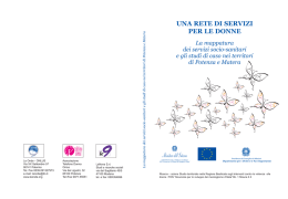 4.Una rete di servizi per le donne